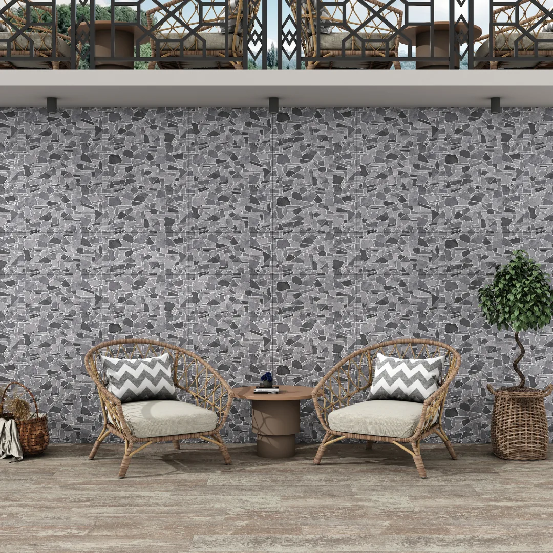 Exotica Navtico Canyon, stone-pattern wall tile for exterior walls